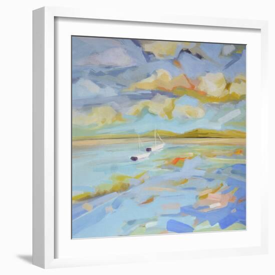 Seascape Triptych (left)-Kim McAninch-Framed Art Print