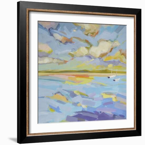 Seascape Triptych (right)-Kim McAninch-Framed Art Print