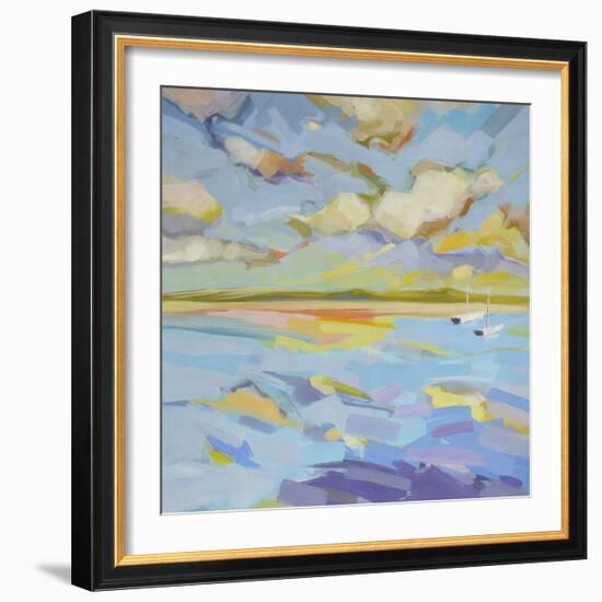 Seascape Triptych (right)-Kim McAninch-Framed Art Print