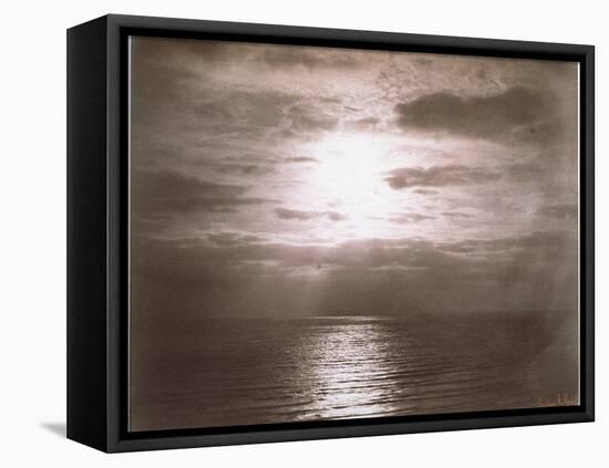 Seascape: Vue de Mer, Le Soleil-Gustave Le Gray-Framed Premier Image Canvas