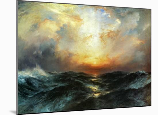 Seascape-Thomas Moran-Mounted Art Print