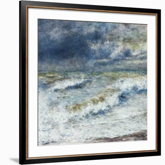 Seascape-Pierre-Auguste Renoir-Framed Art Print