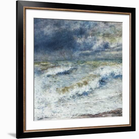 Seascape-Pierre-Auguste Renoir-Framed Art Print