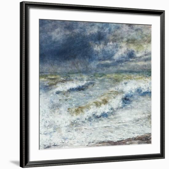 Seascape-Pierre-Auguste Renoir-Framed Art Print