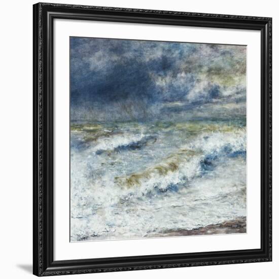 Seascape-Pierre-Auguste Renoir-Framed Art Print