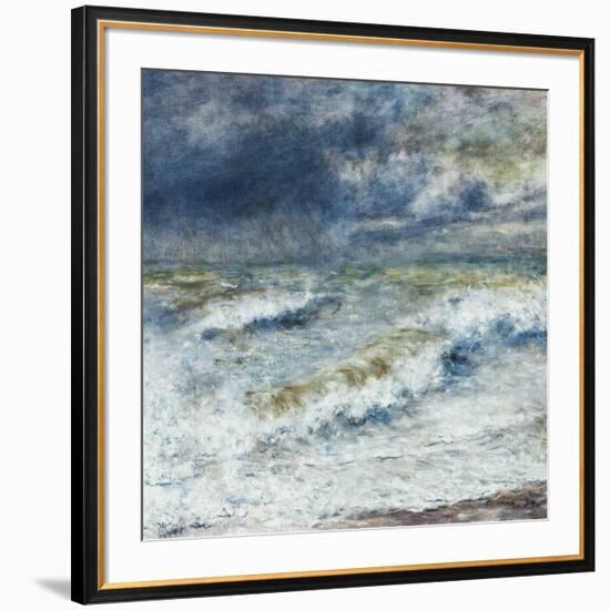 Seascape-Pierre-Auguste Renoir-Framed Art Print