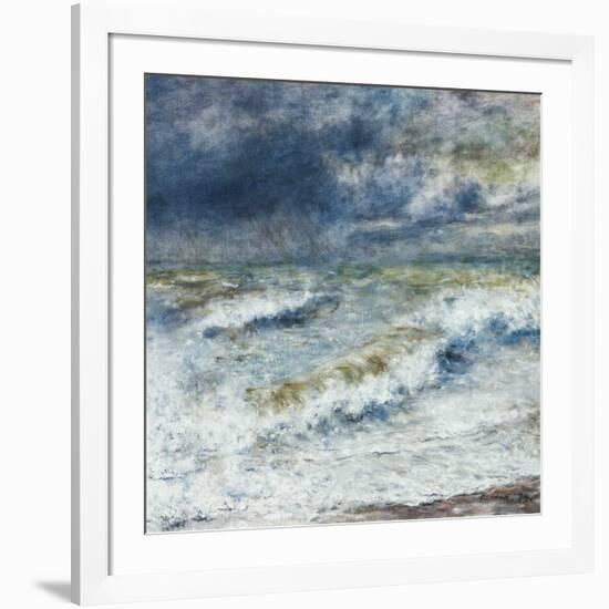 Seascape-Pierre-Auguste Renoir-Framed Art Print