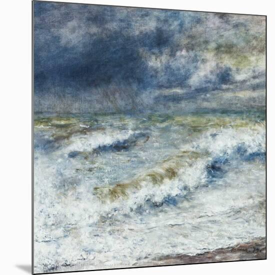 Seascape-Pierre-Auguste Renoir-Mounted Art Print