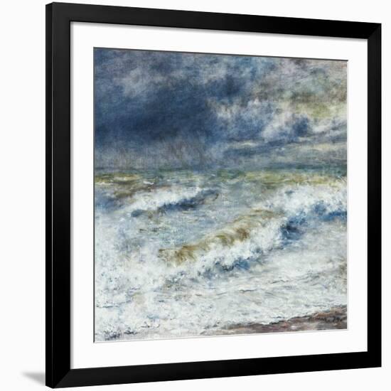 Seascape-Pierre-Auguste Renoir-Framed Art Print