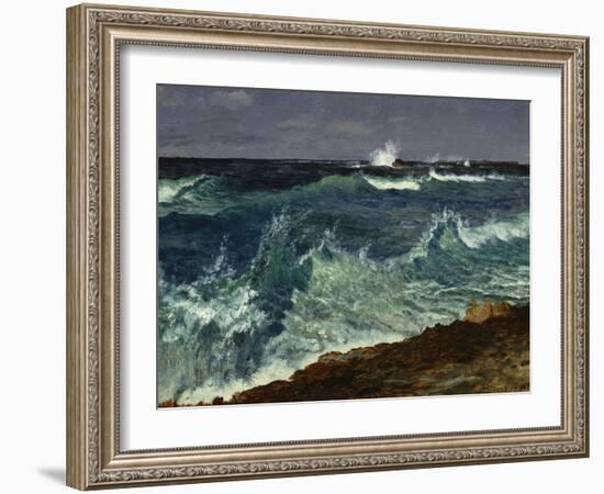 Seascape-Albert Bierstadt-Framed Giclee Print