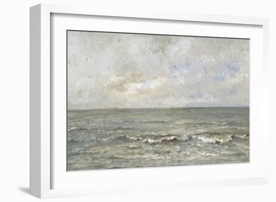 Seascape-Charles Francois Daubigny-Framed Art Print