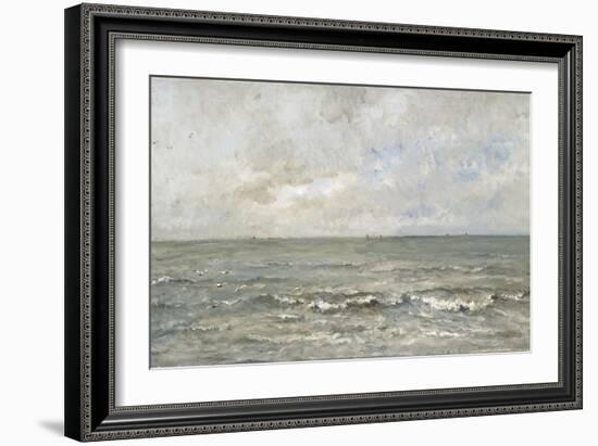 Seascape-Charles Francois Daubigny-Framed Art Print