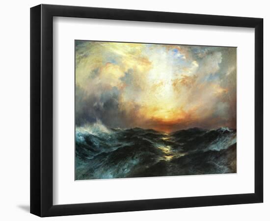 Seascape-Thomas Moran-Framed Premium Giclee Print