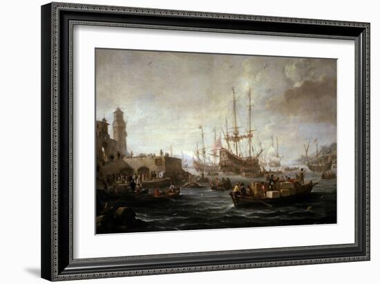 Seascape-Claude Joseph Vernet-Framed Giclee Print