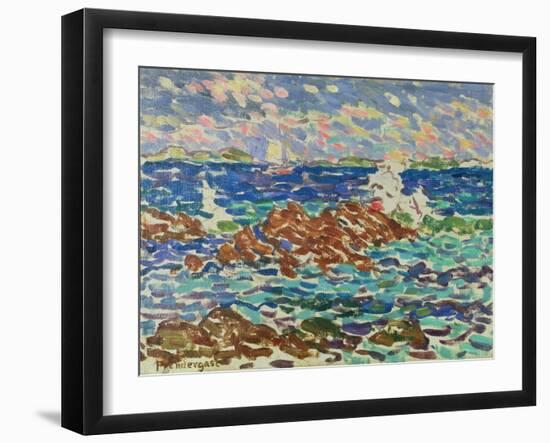 Seascape-Maurice Brazil Prendergast-Framed Giclee Print