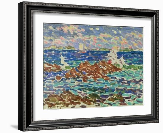 Seascape-Maurice Brazil Prendergast-Framed Giclee Print