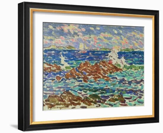 Seascape-Maurice Brazil Prendergast-Framed Giclee Print