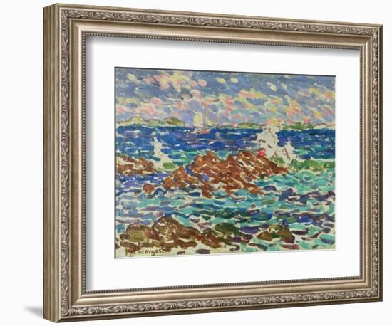 Seascape-Maurice Brazil Prendergast-Framed Giclee Print