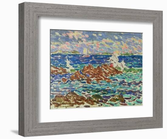 Seascape-Maurice Brazil Prendergast-Framed Giclee Print