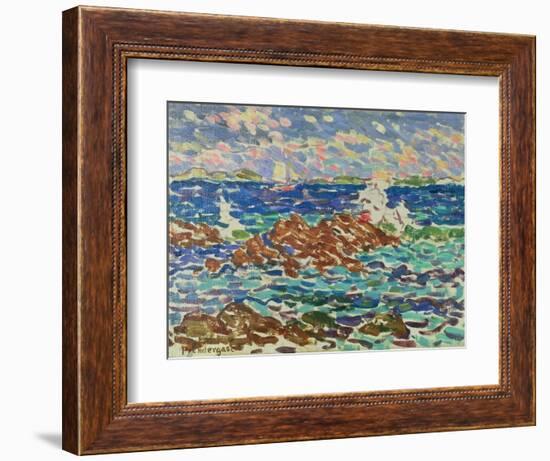 Seascape-Maurice Brazil Prendergast-Framed Giclee Print