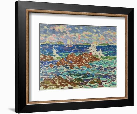 Seascape-Maurice Brazil Prendergast-Framed Giclee Print