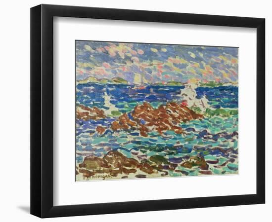 Seascape-Maurice Brazil Prendergast-Framed Giclee Print