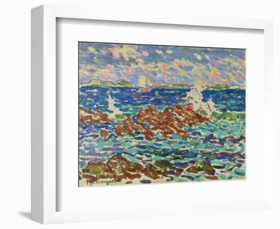 Seascape-Maurice Brazil Prendergast-Framed Giclee Print