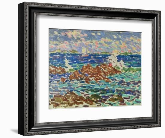 Seascape-Maurice Brazil Prendergast-Framed Giclee Print