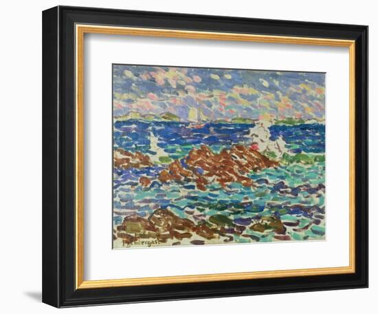 Seascape-Maurice Brazil Prendergast-Framed Giclee Print