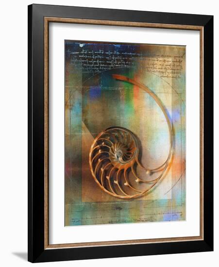 Seashell and Handwriting-Colin Anderson-Framed Photographic Print