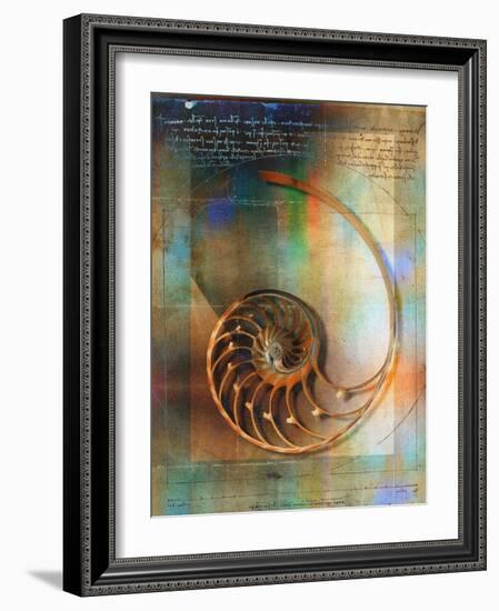 Seashell and Handwriting-Colin Anderson-Framed Photographic Print