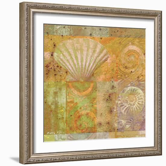 Seashell Collage-Pierre Fortin-Framed Art Print