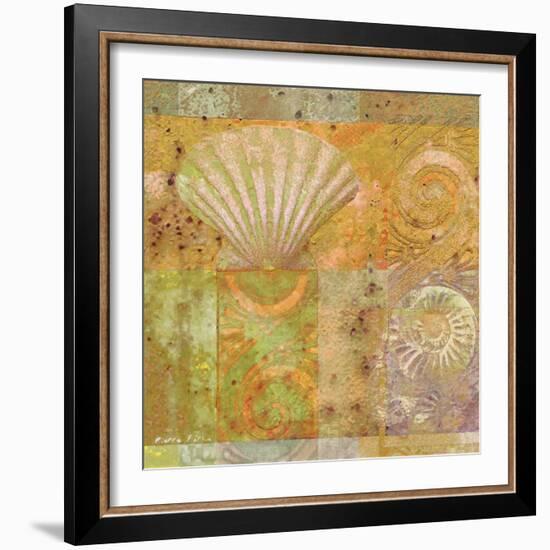 Seashell Collage-Pierre Fortin-Framed Art Print