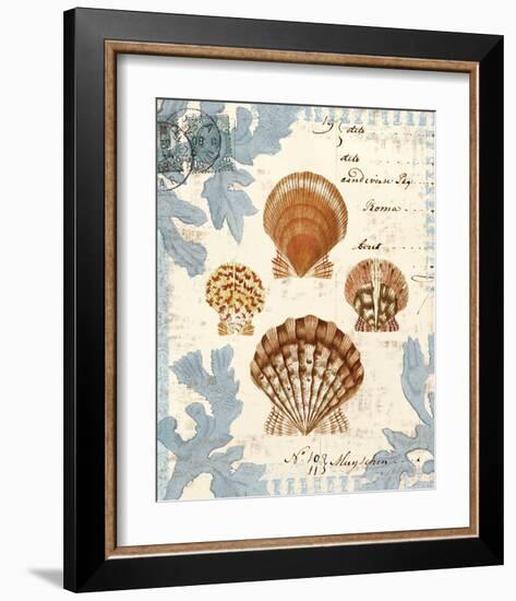 Seashell Collection I-Sabine Berg-Framed Art Print