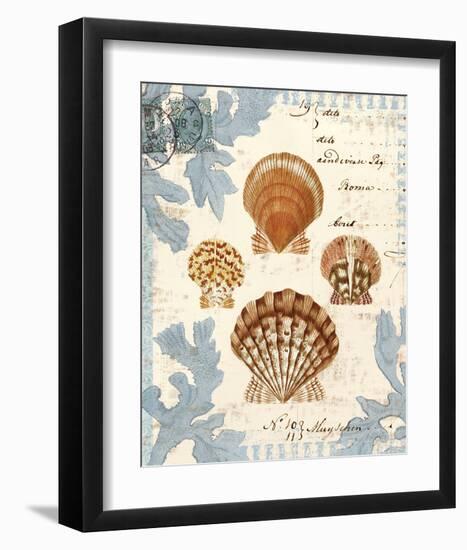 Seashell Collection I-Sabine Berg-Framed Art Print