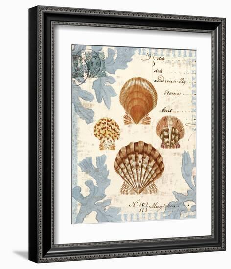 Seashell Collection I-Sabine Berg-Framed Art Print