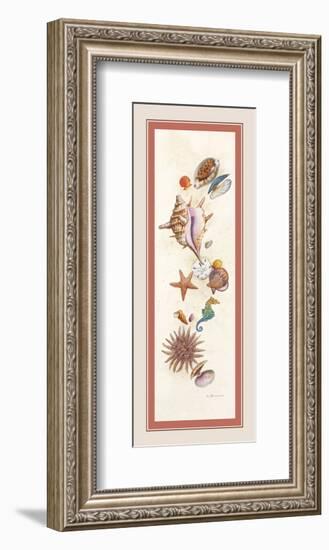 Seashell Island-Lisa Danielle-Framed Art Print