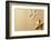 Seashell with Imprint on Beach Sand-Liang Zhang-Framed Photographic Print