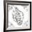 Seashell Within Weeds-Pam Varacek-Framed Premium Giclee Print