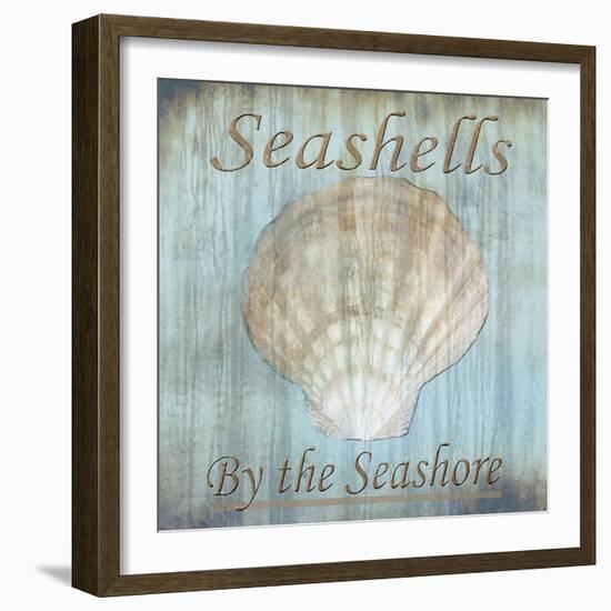 Seashells by the Seashore II-Karen Williams-Framed Giclee Print