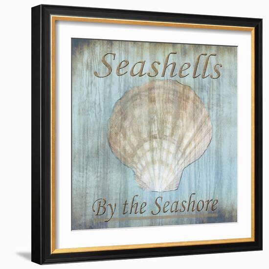 Seashells by the Seashore II-Karen Williams-Framed Giclee Print