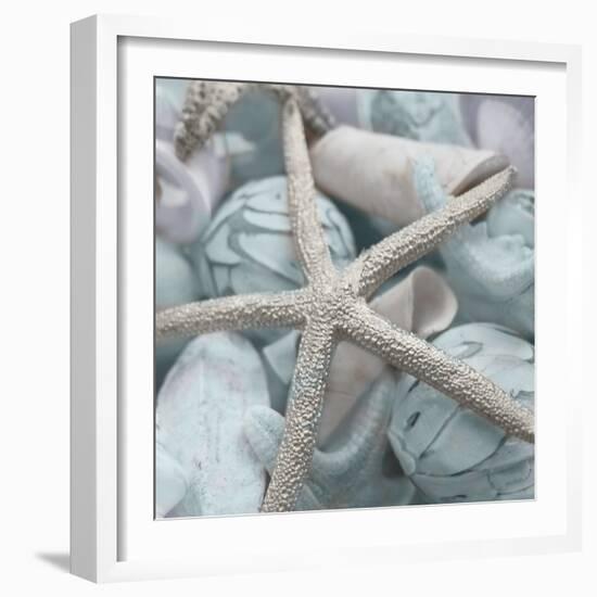 Seashells in Blue I-Susan Bryant-Framed Photo