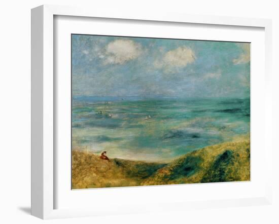 Seashore at Guernsey, 1883-Pierre-Auguste Renoir-Framed Giclee Print