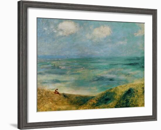 Seashore at Guernsey, 1883-Pierre-Auguste Renoir-Framed Giclee Print