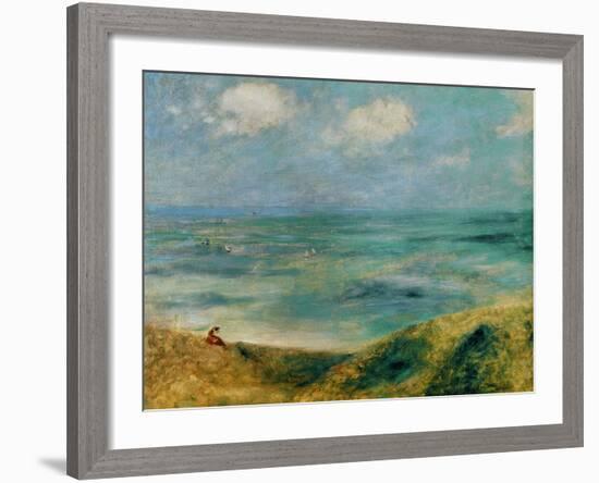 Seashore at Guernsey, 1883-Pierre-Auguste Renoir-Framed Giclee Print