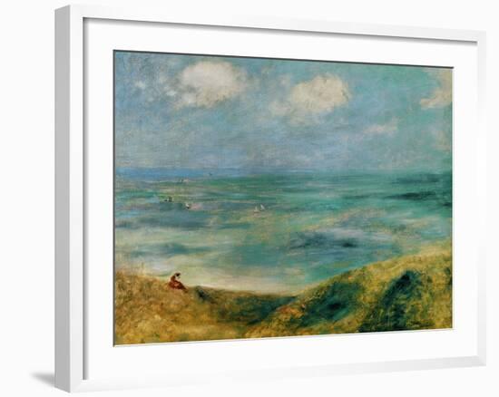 Seashore at Guernsey, 1883-Pierre-Auguste Renoir-Framed Giclee Print