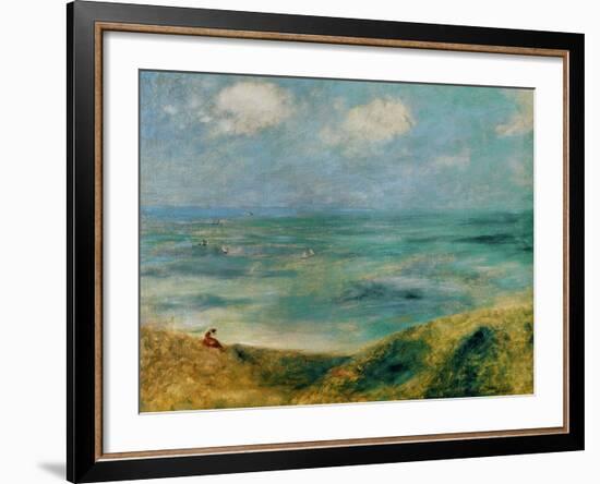 Seashore at Guernsey, 1883-Pierre-Auguste Renoir-Framed Giclee Print
