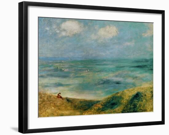 Seashore at Guernsey, 1883-Pierre-Auguste Renoir-Framed Giclee Print