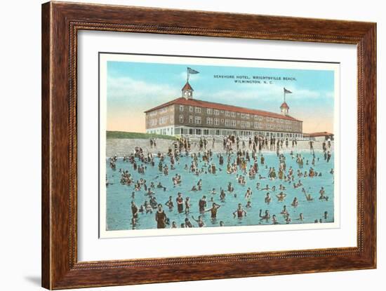 Seashore Hotel, Wrightsville Beach, Wilmington, North Carolina-null-Framed Art Print