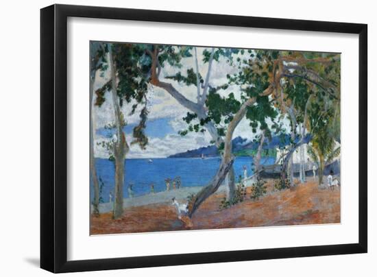 Seashore I, 1887, Island of Martinique-Paul Gauguin-Framed Giclee Print